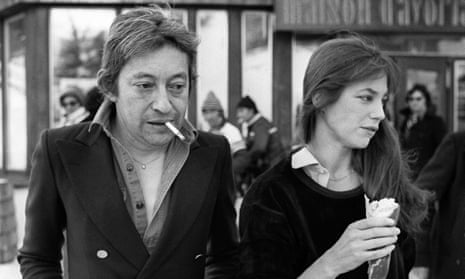 Serge Gainsbourg, a famous Gauloises smoker, with his wife Jane Birkin in 1977.