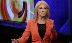Kellyanne Conway is interviewed on the Fox News Channel in New York Friday.