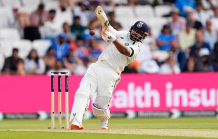 India’s Rishabh Pant bats on day one