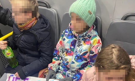children arrested during a protest in Moscow