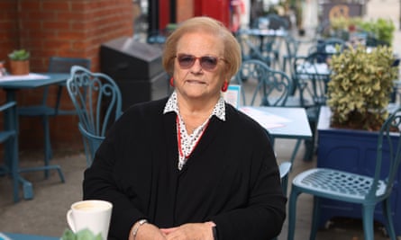 Stella Burch at coffee shop