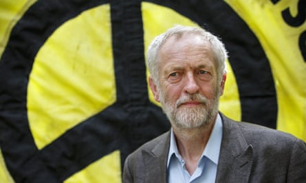 The least militaristic person to lead a major British party since the 1930s ... Jeremy Corbyn. Photograph: Tolga Akmen/LNP/Rex/Shutterstock