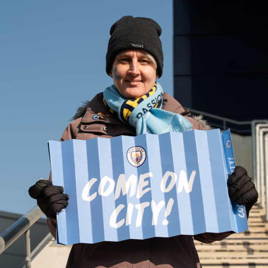 Manchester City's Louise after their 4-0 win over Everton.