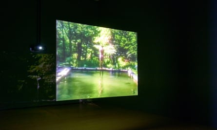 An image from Bill Viola’s 1977-79 work The Reflecting Pool in an installation at the Guggenheim Museum, Bilbao, 2017.