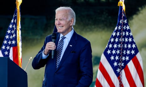 Biden in Carlsbad, California on Friday. Biden’s final swing implies a defensive posture in states that Democrats already hold along with battleground Pennsylvania.