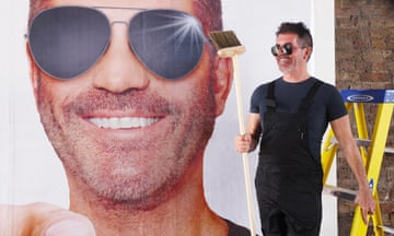 Simon Cowell at the launch of his new boy band venture.