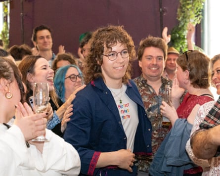 ‘They should decide who the winner is at the start of the fringe’ … picking up her Edinburgh Comedy awards.