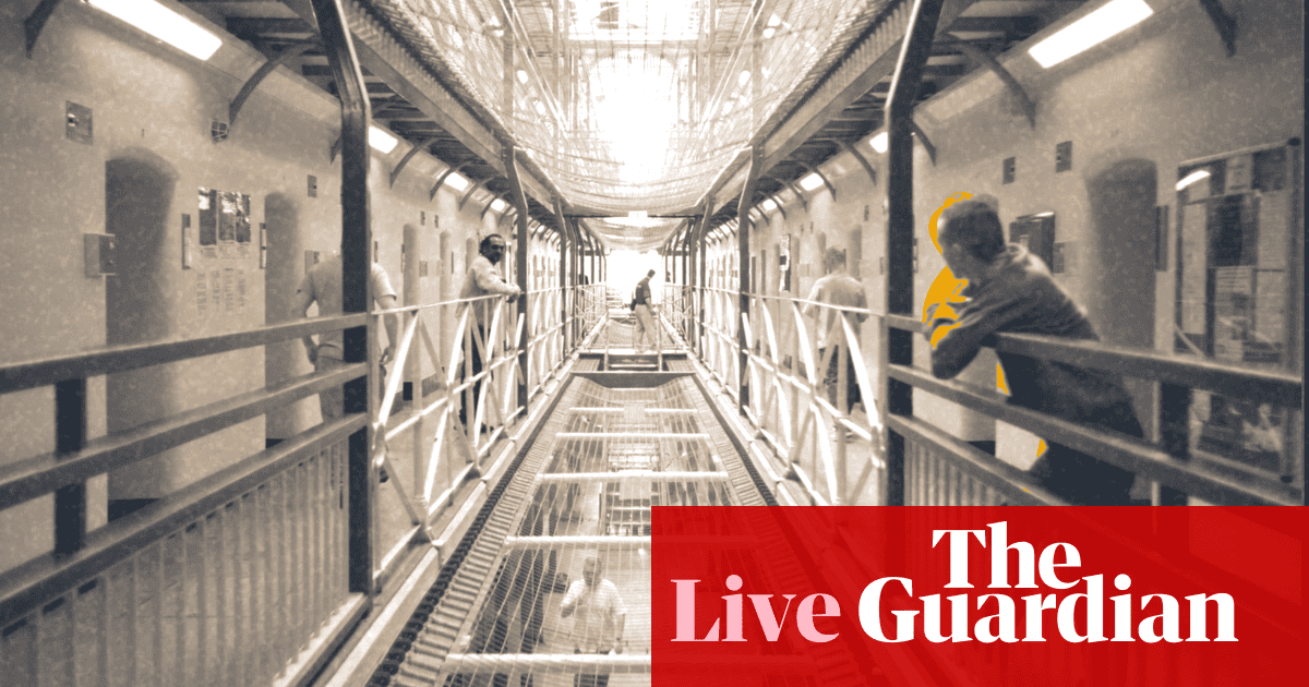 UK politics live: minister defends Labour's justice record after warnings of threat to public safety