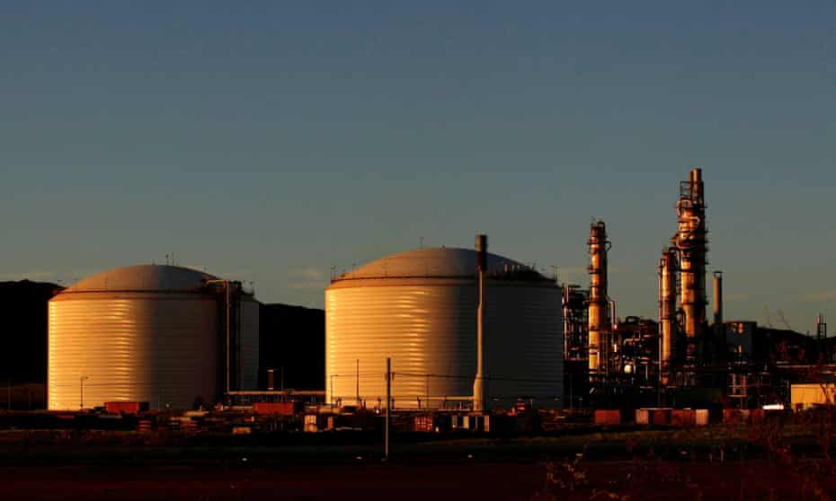 Woodside gas plant in the Pilbara