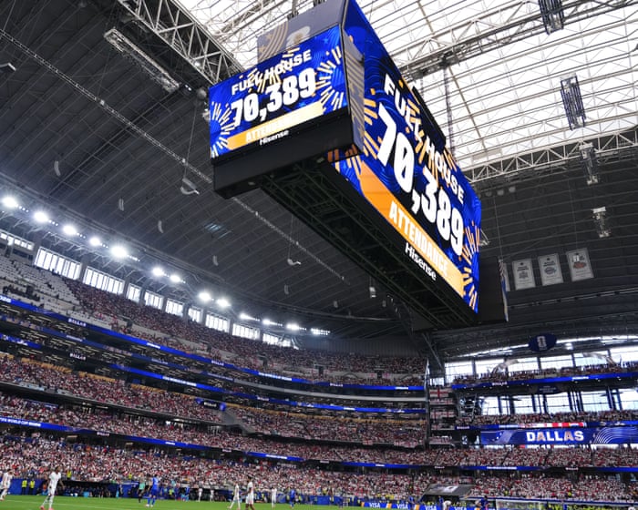 Fifa plays down reports that ticketless fans breached security at England World Cup game