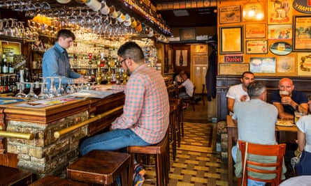 Another of Bruges’s big attractions: Belgian beer.