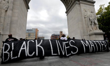 A ‘Black Lives Matter’ protest in New York.