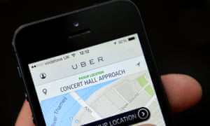 Uber car-sharing service