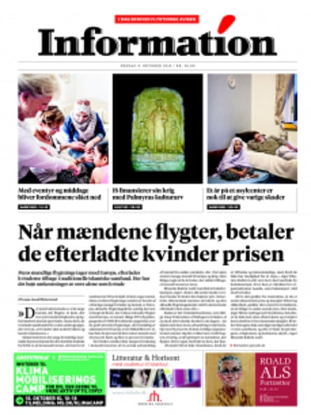 Dagblad Information - Refugee issue