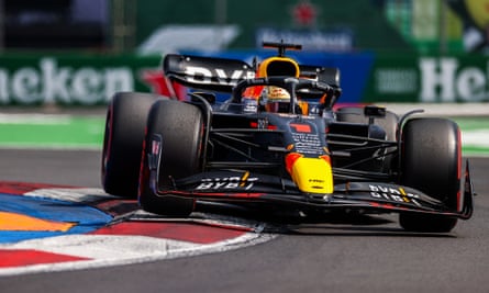 Max Verstappen claims his seventh pole position of the season in Mexico City.
