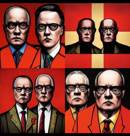 Gilbert and George by AI, by Gilbert and George
