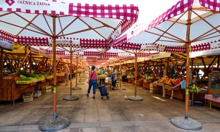 Zadar’s market.