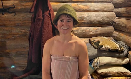Rachel Dixon at the Mooska Sauna.