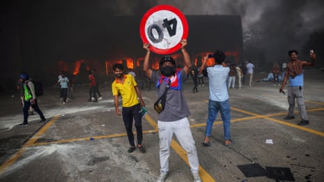 Balendra Shah addressing supporters after the election