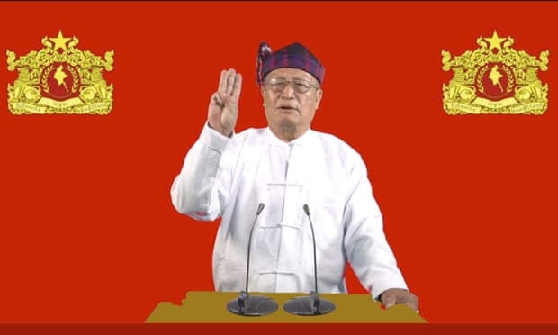 Duwa Lashi La, the acting president of the National Unity Government opposition group in Myanmar