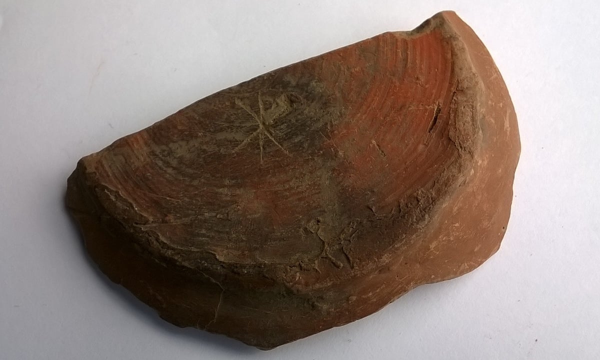 Pottery fragment offers evidence of Christian settlement in Roman