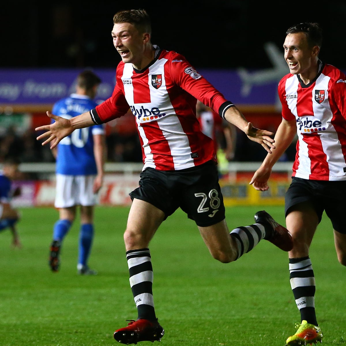 Exeter City And Blackpool Into League Two Play Off Final After Night Of Drama League Two The Guardian Exeter City And Blackpool Into League Two Play Off Final After Night Of Drama League Two The Guardian