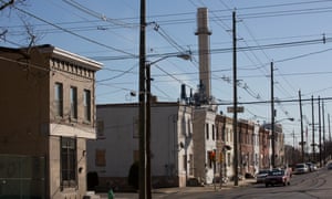 The Waterfront South neighborhood in Camden. ‘The city and state are bringing industry to Camden and it is destroying our children,’ a teacher said.