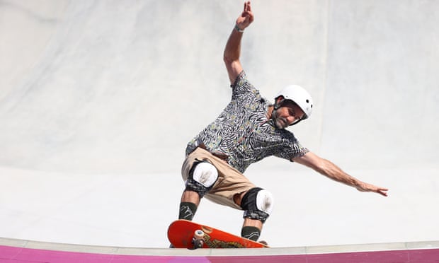 Skateboarder Dallas Oberholzer made his Olympic debut at 46 years old.