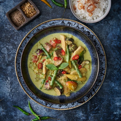 Thai green curry (kaeng khiao wan) by Wichet Khongphoon. Food styling: Livia Abraham. Prop styling: Pene Parker.