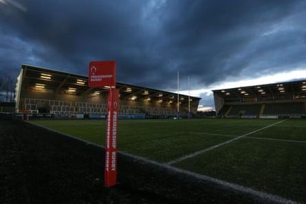 An evening view of Kingston Park in Newcastle.