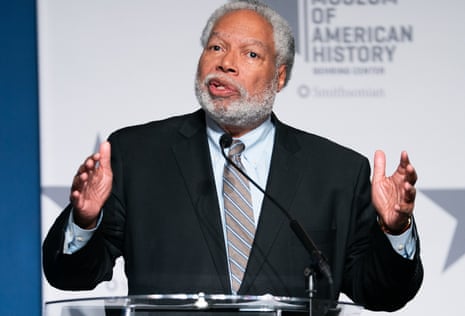 Outgoing secretary of the Smithsonian Institution Lonnie Bunch