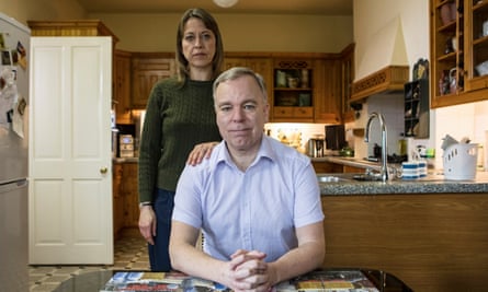 Harriet (Nicola Walker) and Adrian (Steve Pemberton) in To Have and to Hold