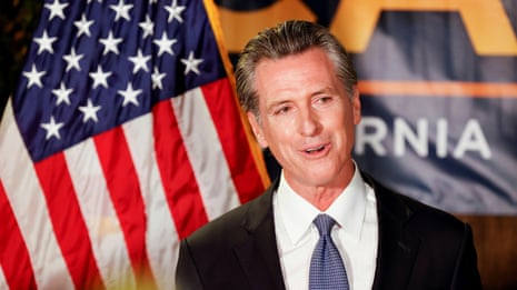 Gavin Newsom will remain California governor after handily defeating recall attempt | California | The Guardian