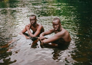 Paduey and Biliew, Scotland Jonathan Daniel PrycePaduey and Biliew are brothers, cooling off in the local river during a heatwave in Scotland