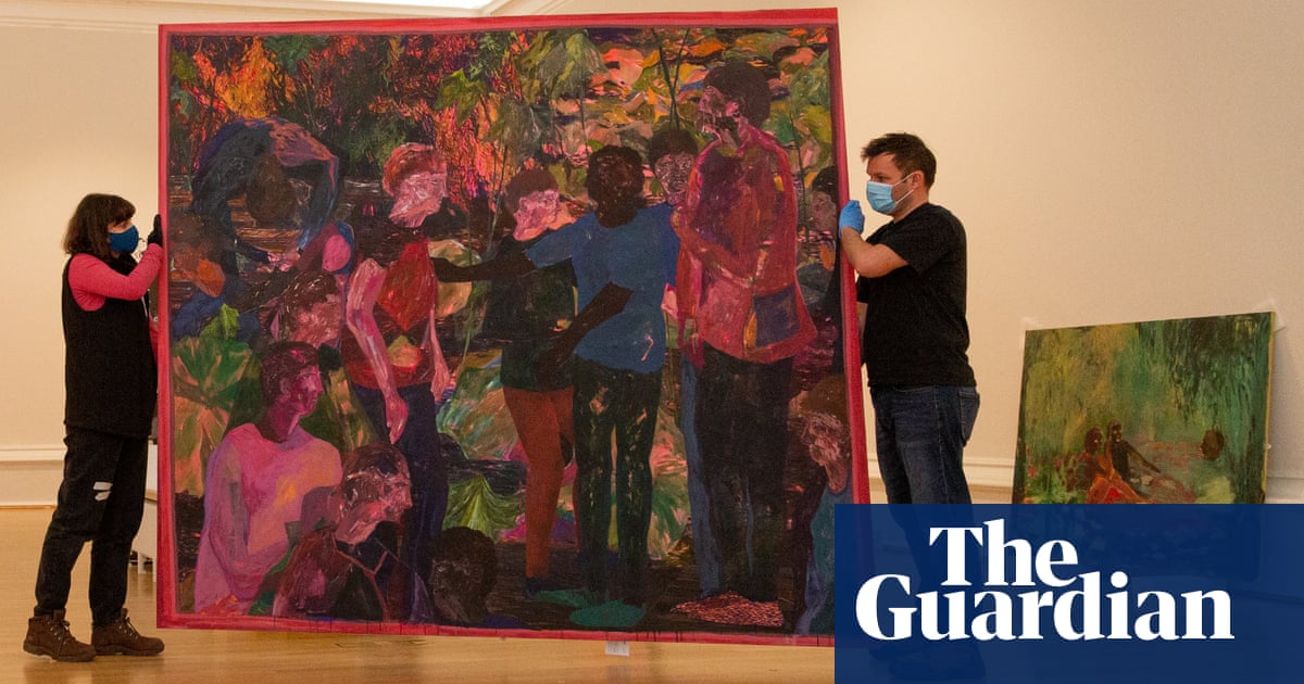 Painting of a throng of humanity wins John Moores art prize