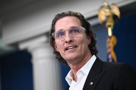 McConaughey at the White House in 2022
