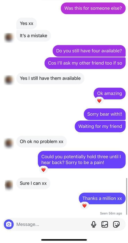 Oasis 2025 scam ticket messages