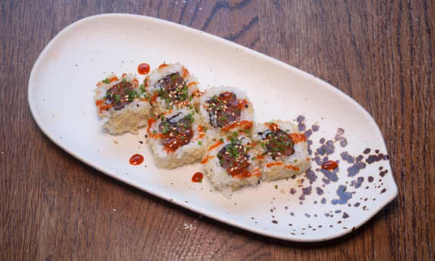 'Well done': tuna maki.