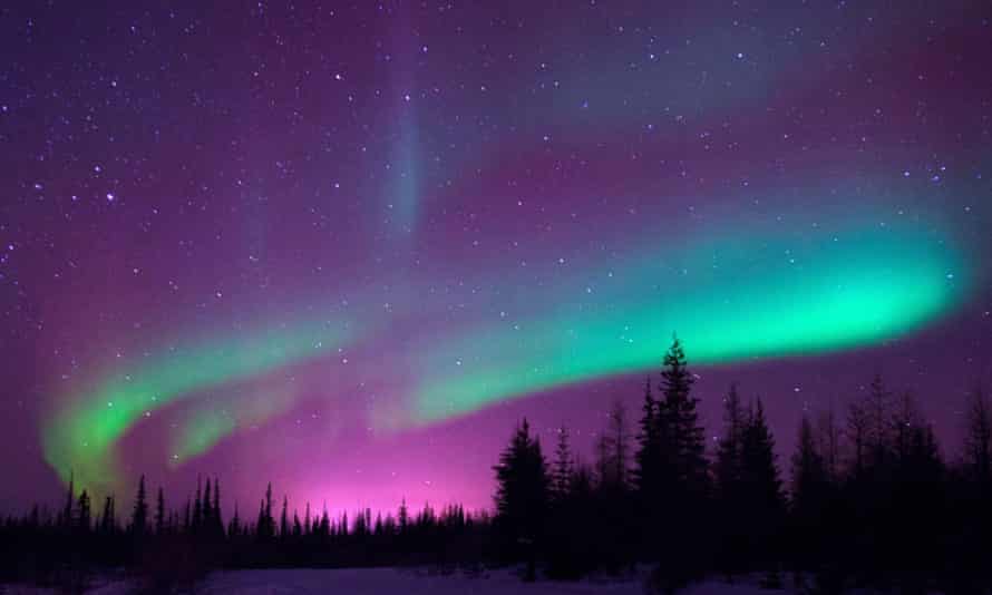 Awe-inspiring ... the northern lights in Churchill, Manitoba. Photograph: Alamy