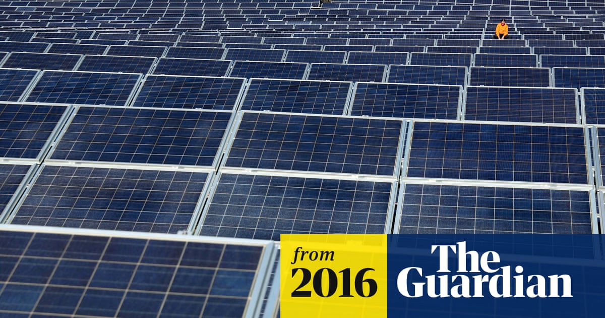 Solar Panel Costs Predicted To Fall 10 A Year Environment The Guardian