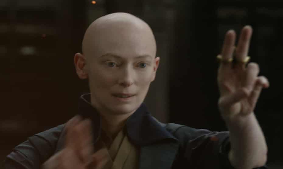 The Ancient One (Tilda Swinton) in Doctor Strange.