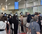 Call to suspend new EU border system in peak holiday period as planes leave half full