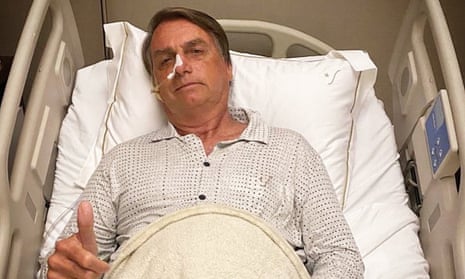 Brazilian president Jair Bolsonaro was admitted to hospital for abdominal problems on 3 January 2021.