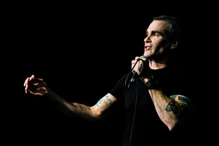 Henry Rollins on stage in 2011