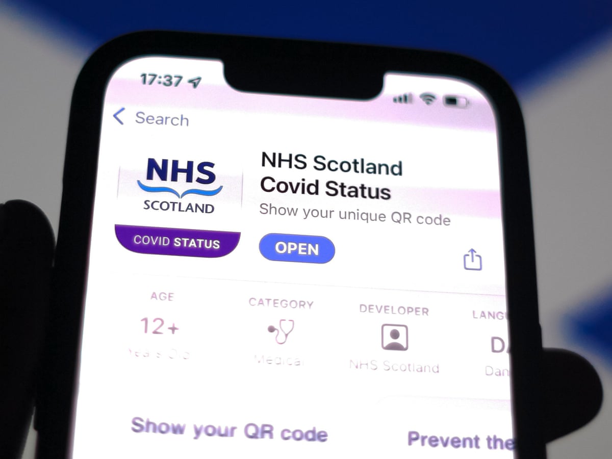 scottish covid vaccine passport app hit by problems after launch coronavirus the guardian