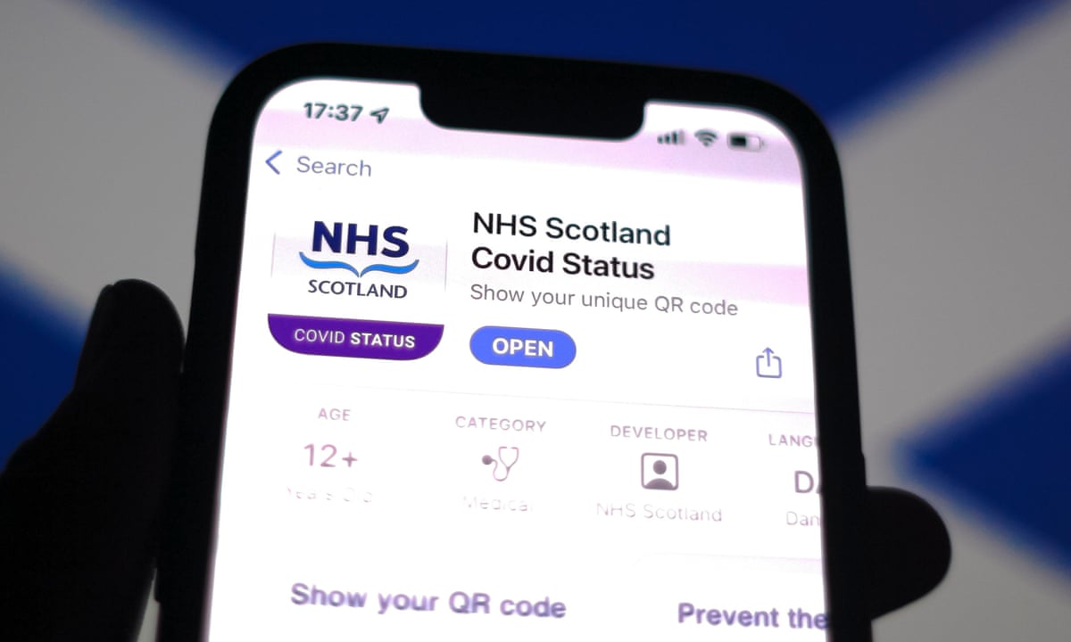 scottish covid vaccine passport app hit by problems after launch coronavirus the guardian