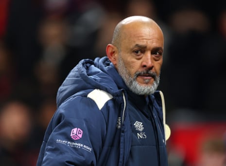 Nuno Espirito Santo during the match between Manchester United and West Ham