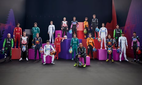 F1 drivers at a photocall before the start of the season in Bahrain