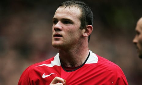 Wayne Rooney in action during the last 3pm BST Manchester derby kick-off.