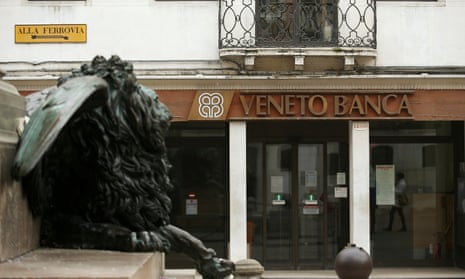 Veneto Banca branch in Venice.
